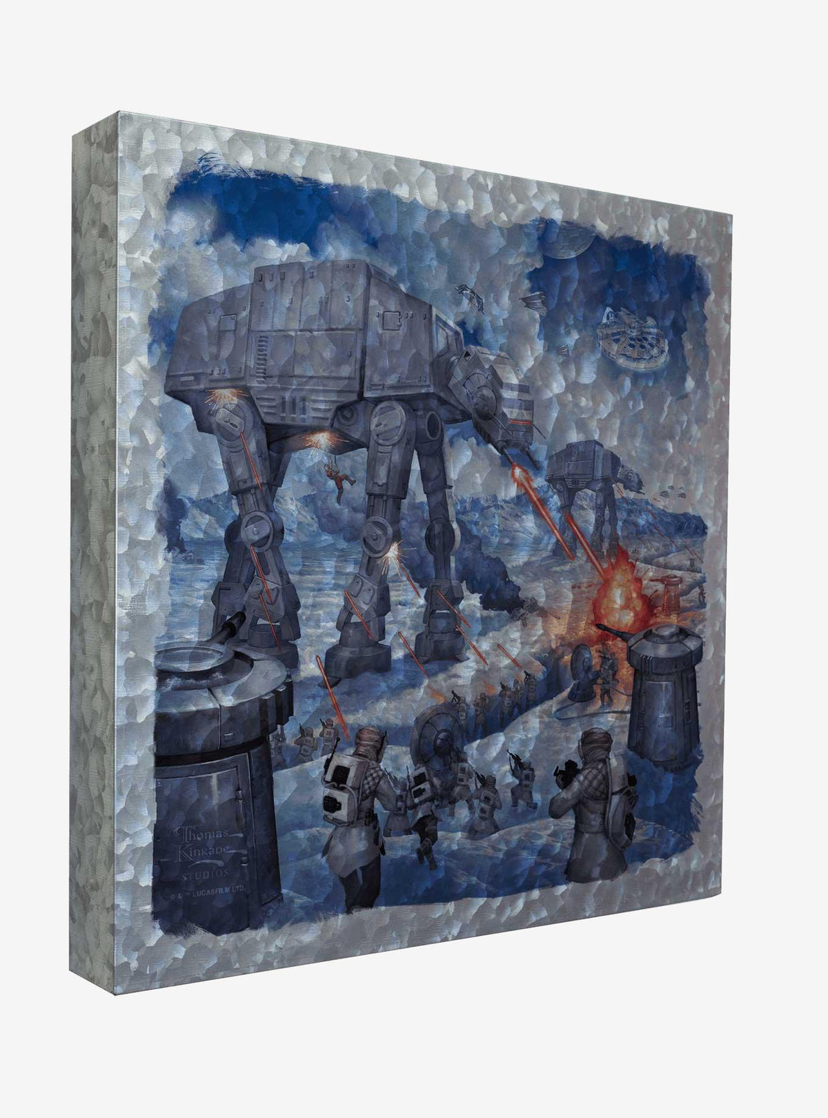Cuadro metálico Star Wars: La batalla de Hoth