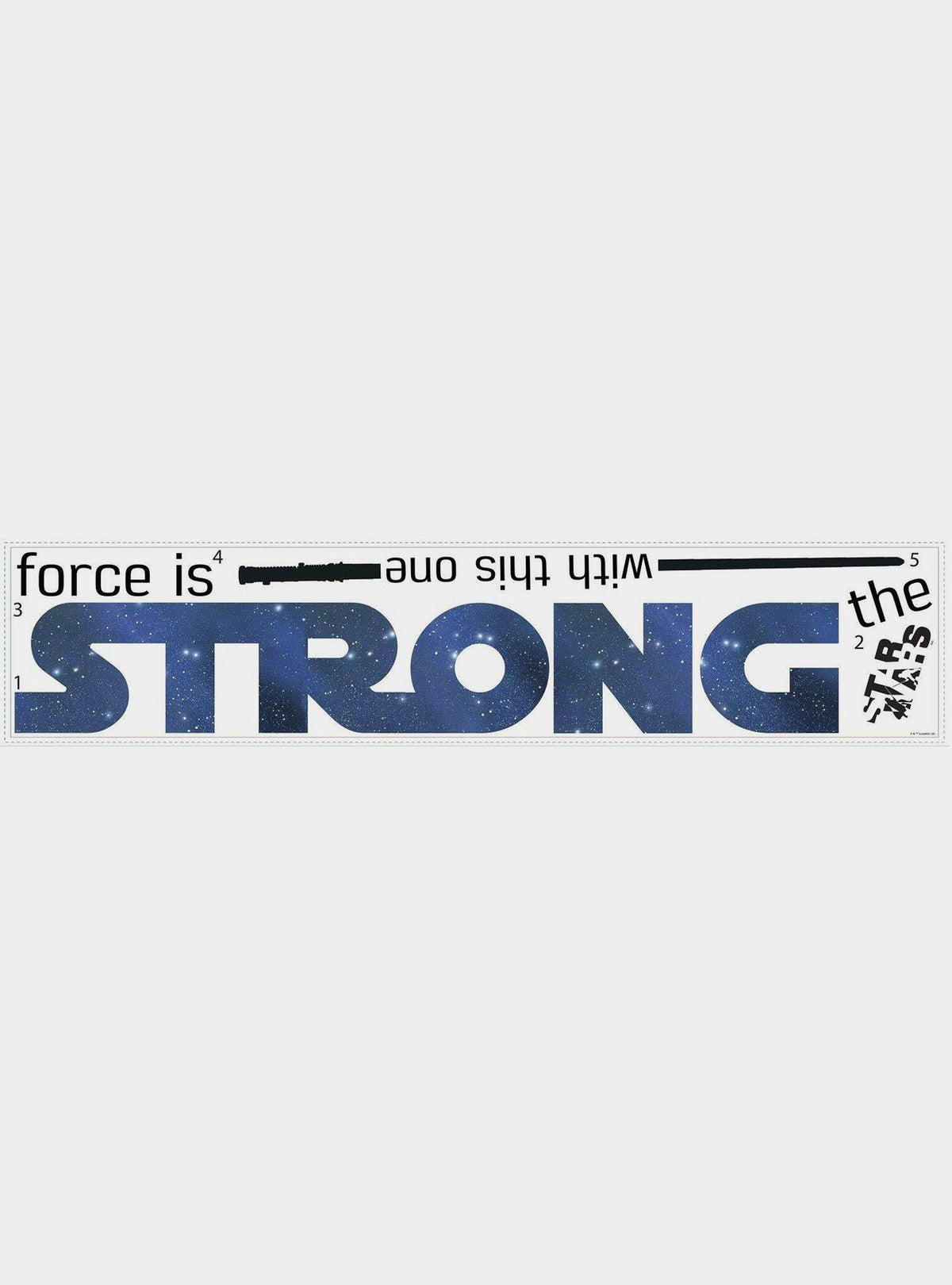 Stickers murales Star Wars: La Fuerza es poderosa