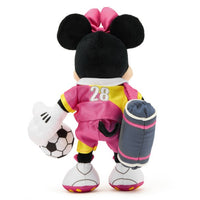 Mini peluche de Minnie Mouse con temática de fútbol