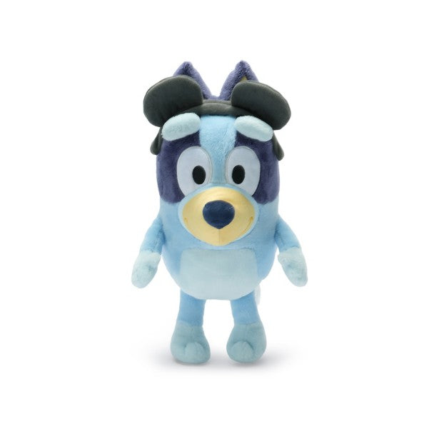 Peluche de Bluey con cintillo de orejas de Mickey, 28 cm