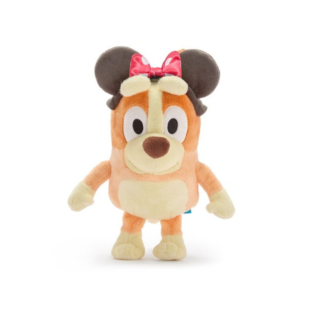Peluche Bingo con cintillo de Minnie Mouse, 28 cm