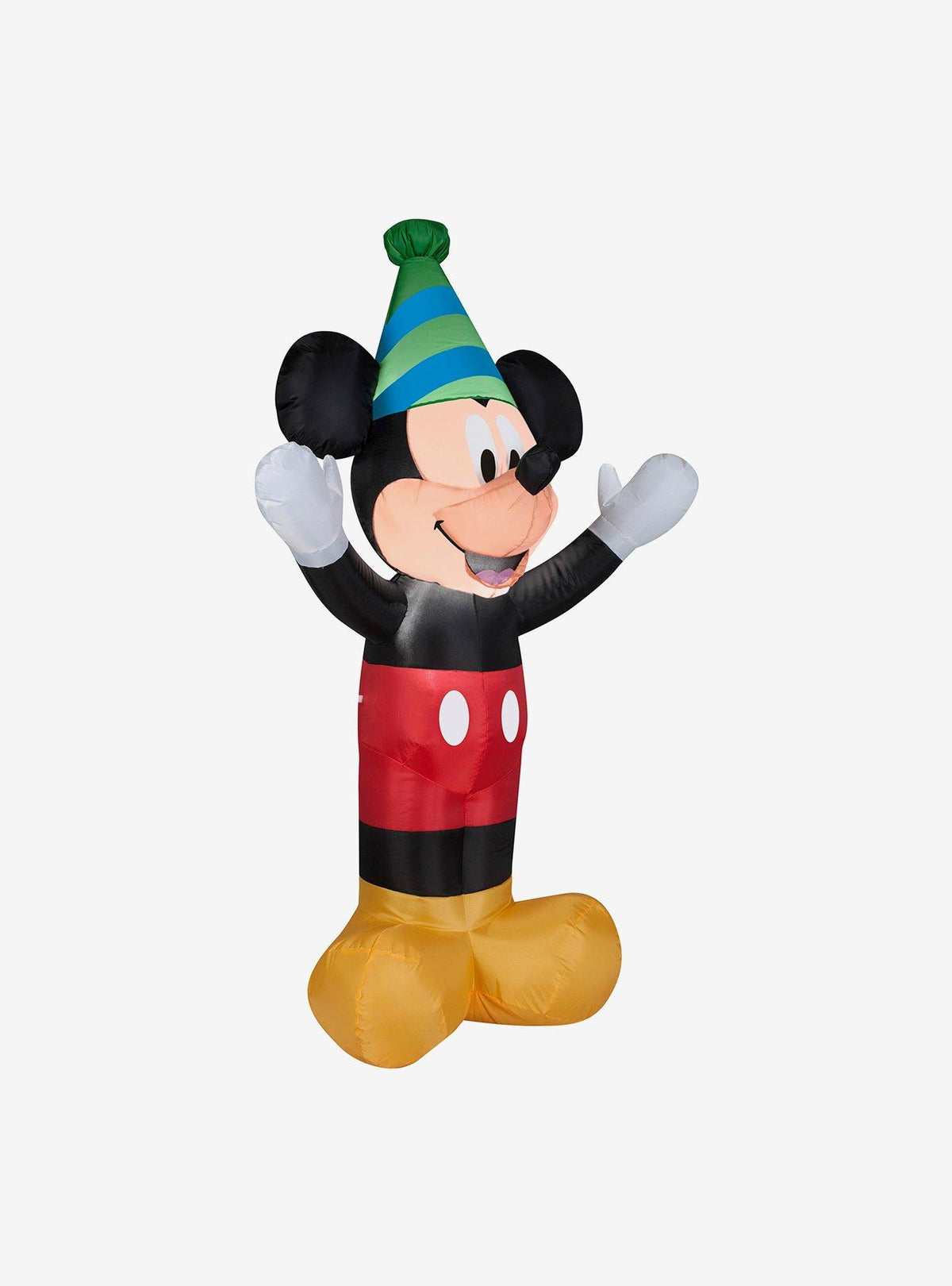 Decoración inflable de Mickey Mouse con gorro de fiesta