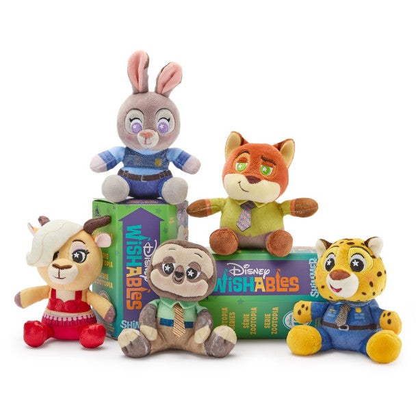 Peluche sorpresa brillante Disney Wishables de Zootopia – Micro