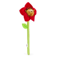 Peluche de Bestia con flor - La Bella y la Bestia