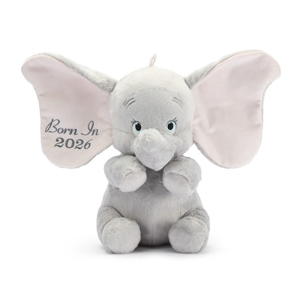 Peluche Dumbo «Nacido en 2026» para bebé