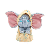 Peluche de Dumbo arropado, 25,4 cm