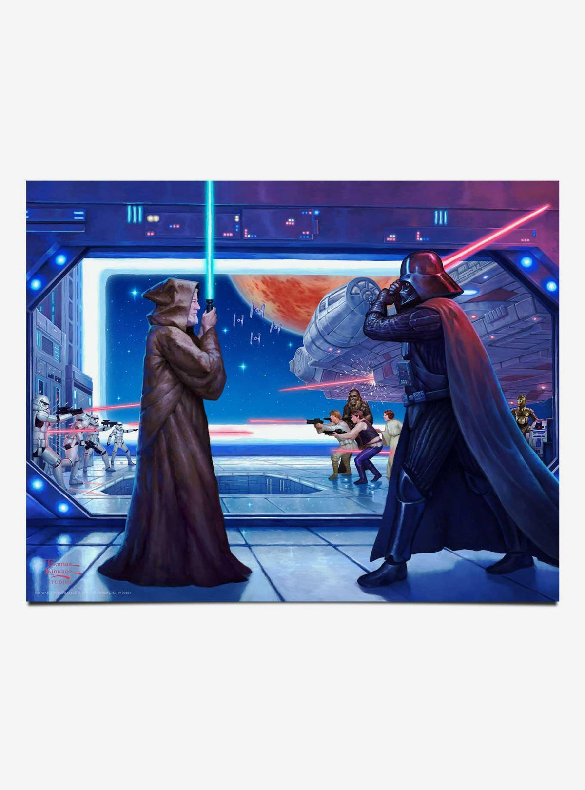 Lámina Star Wars: La batalla final de Obi-Wan