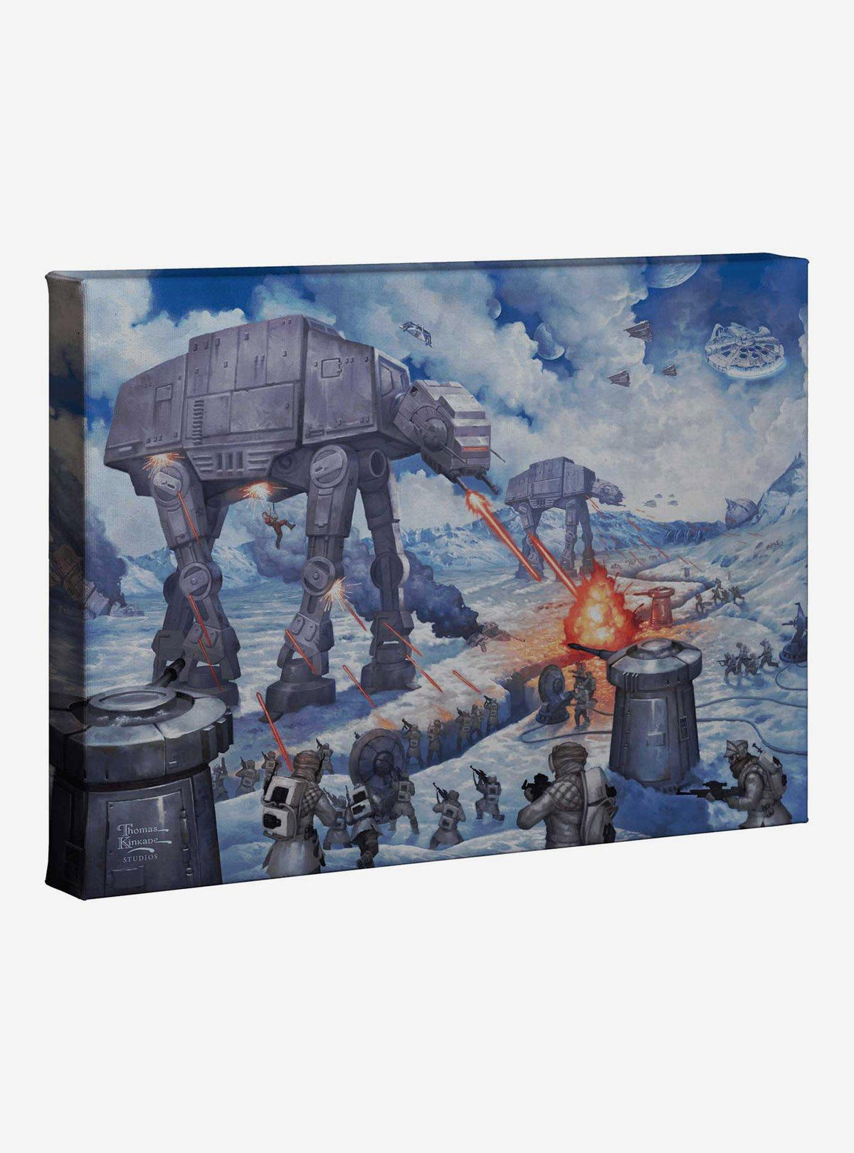 Star Wars: Batalla de Hoth en lienzo