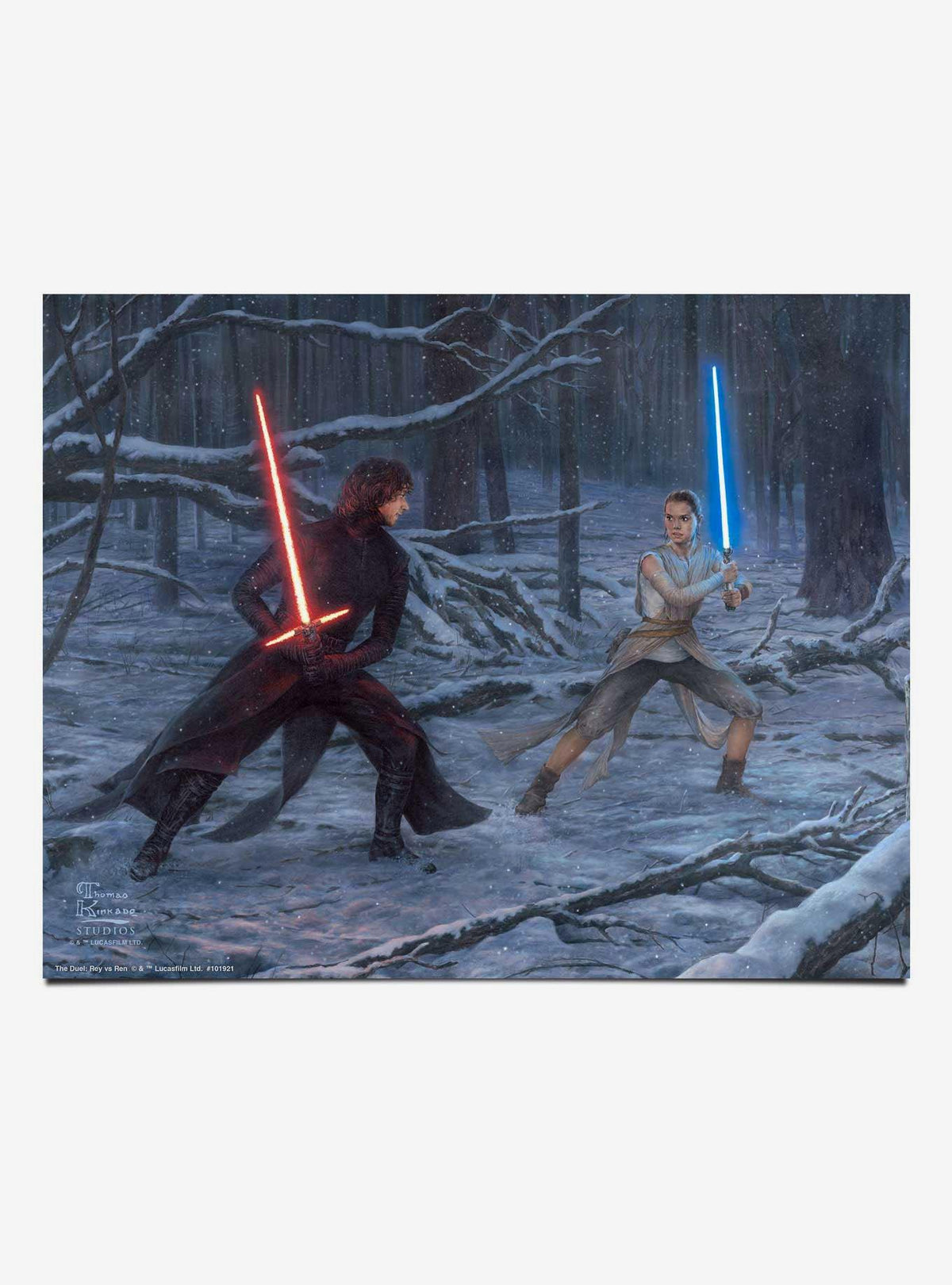Star Wars: Duelo de Rey y Ren - Lámina artística