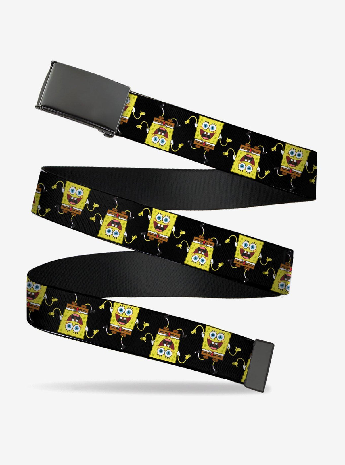 Cinturón negro SpongeBob SquarePants con abridor
