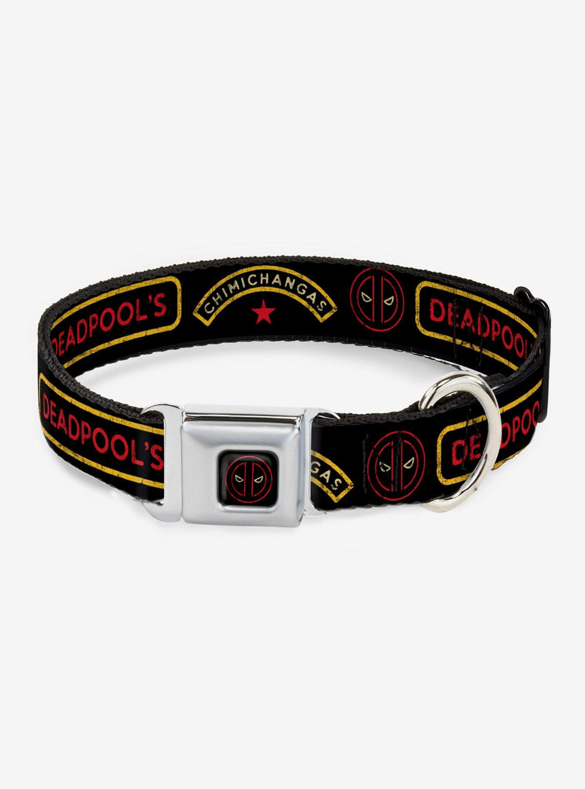 Collar para perro Marvel Deadpool Chimichangas y llamas