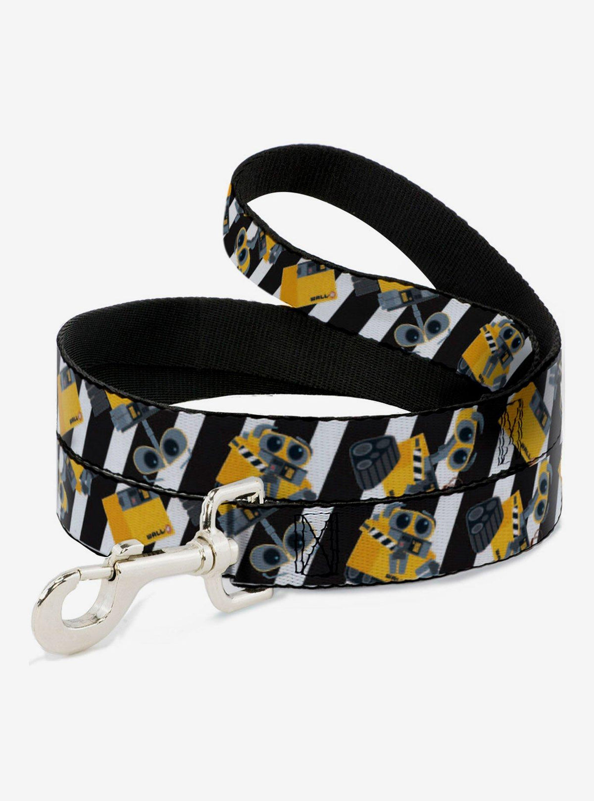 Correa para perro de Wall-E, negra y blanca