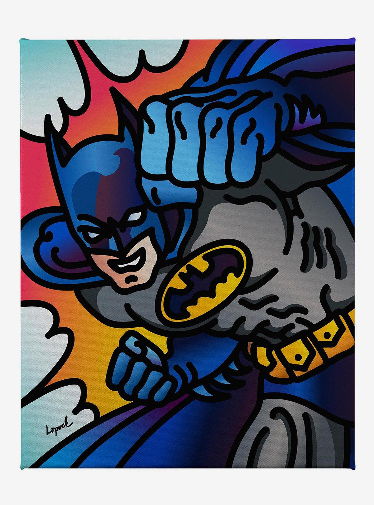 Cuadro de Batman de DC Comics en lienzo