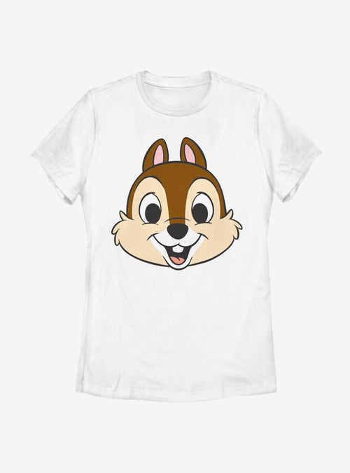 Polera de mujer Disney Chip and Dale con rostro de Chip