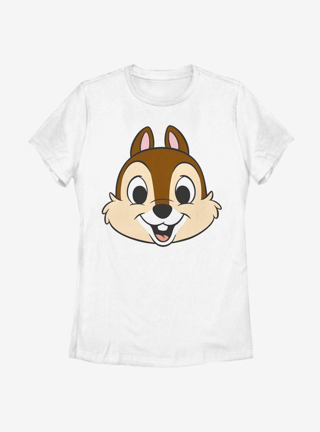 Polera de mujer Disney Chip and Dale con rostro de Chip