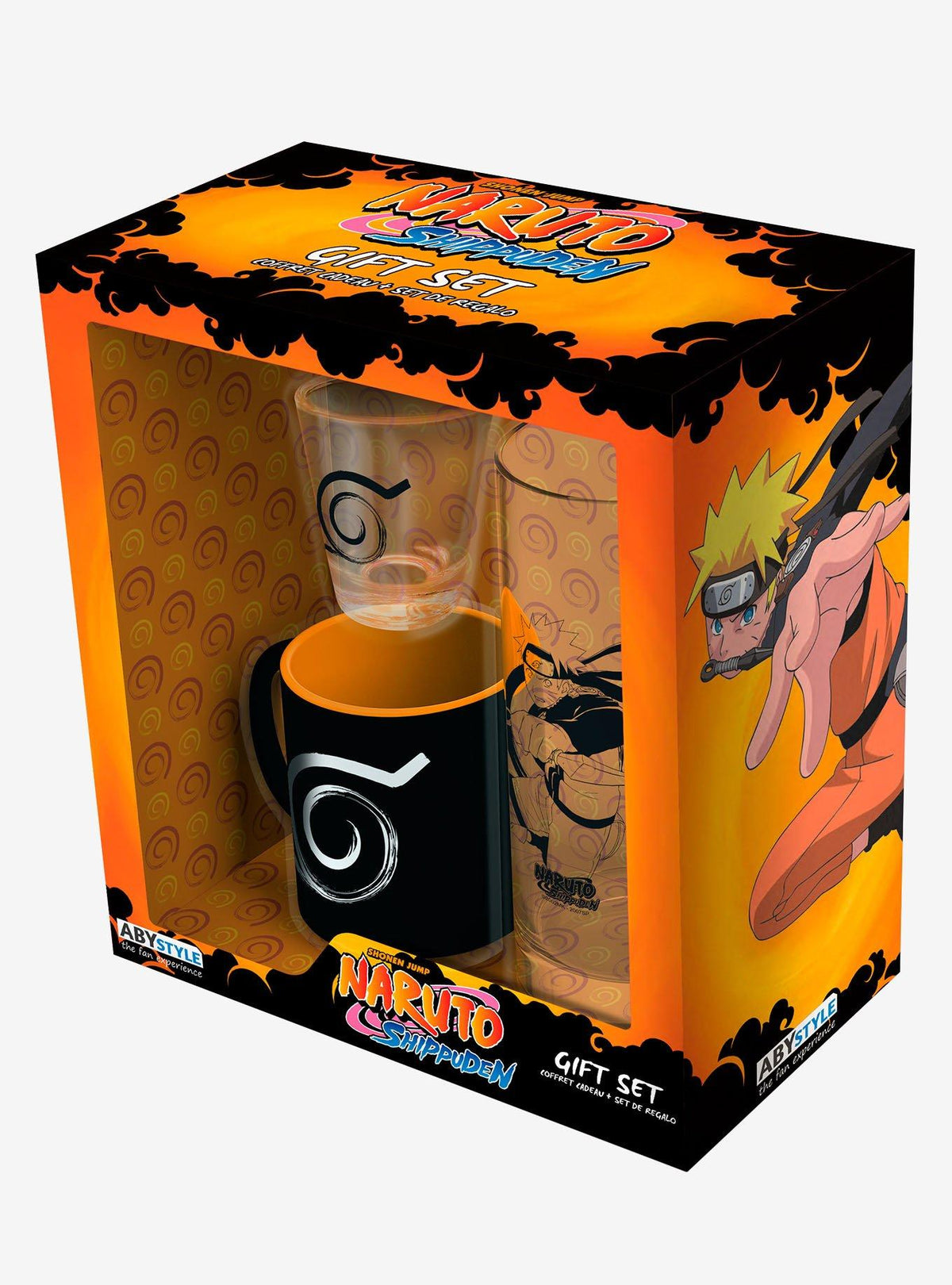 Set de 3 piezas para bebidas Naruto Shippuden