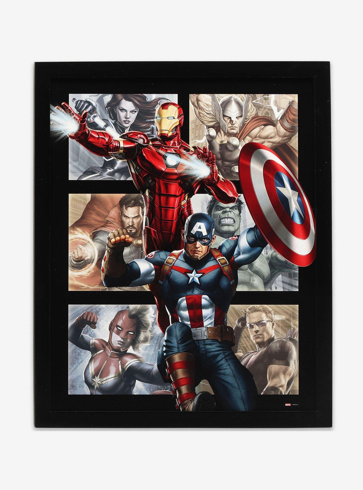 Cuadro enmarcado Marvel Avengers