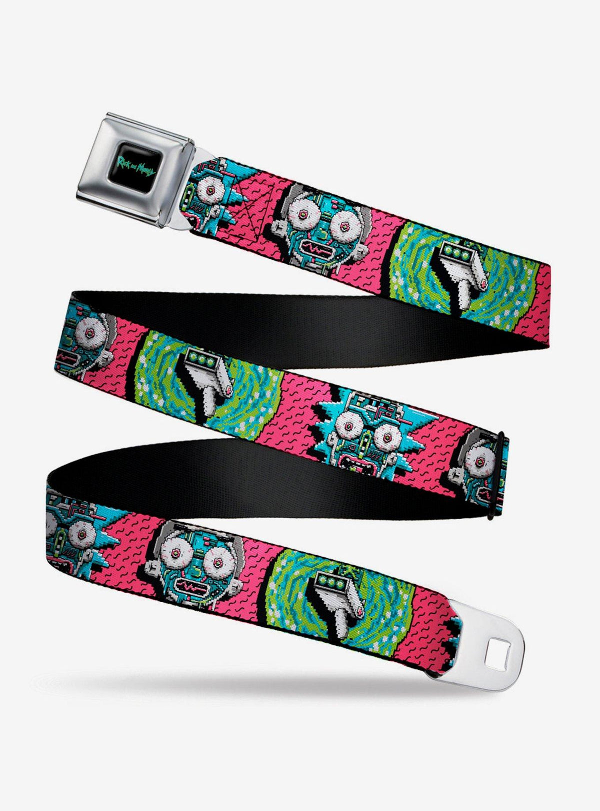 Cinturón de seguridad Rick and Morty con Portal Gun