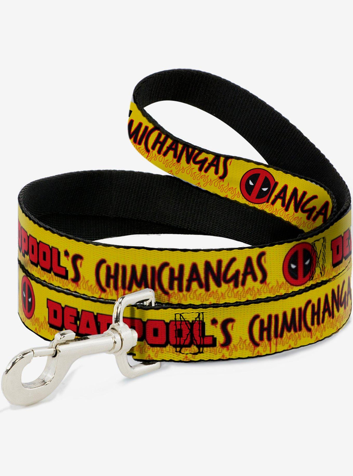 Correa para perro Marvel Deadpool Chimichangas en llamas