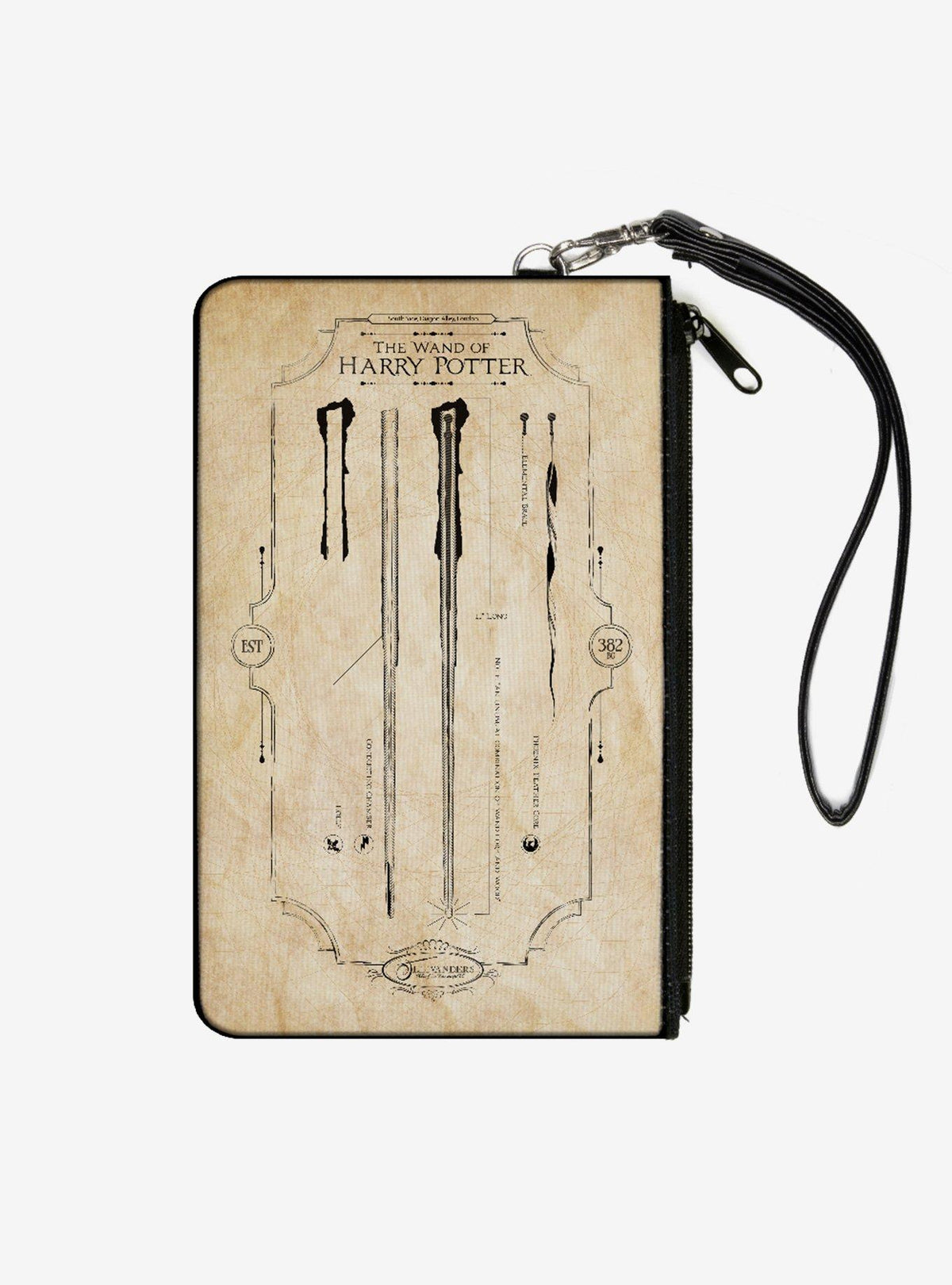 Billetera tipo clutch Harry Potter: La varita de Potter
