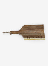 Tabla de servir Friends de acacia de 45,7 cm