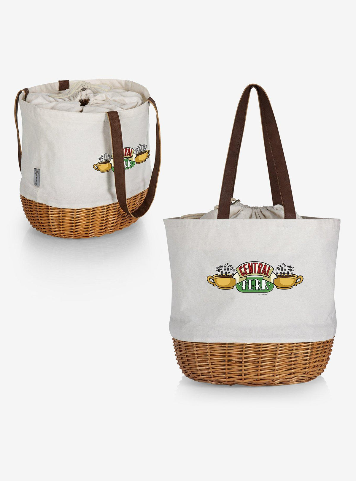 Friends: bolso tipo canasto de lona Central Perk