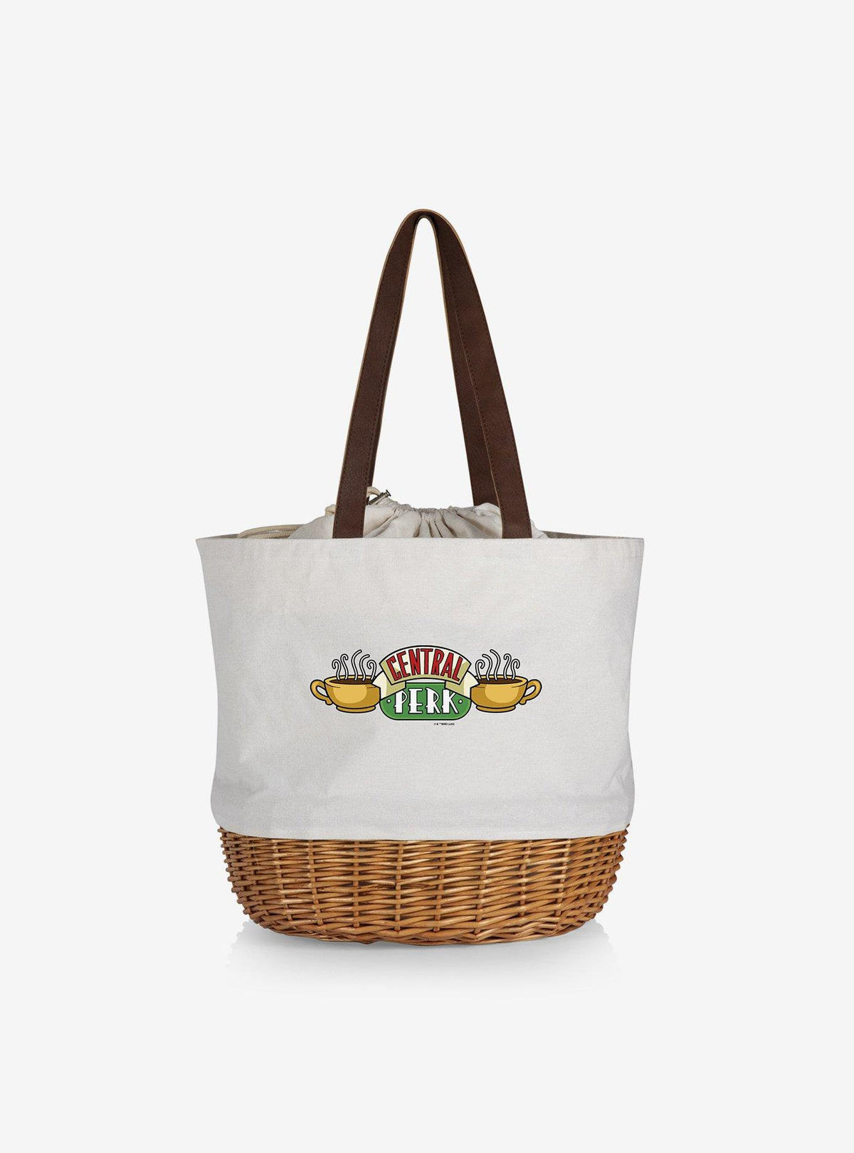 Friends: bolso tipo canasto de lona Central Perk
