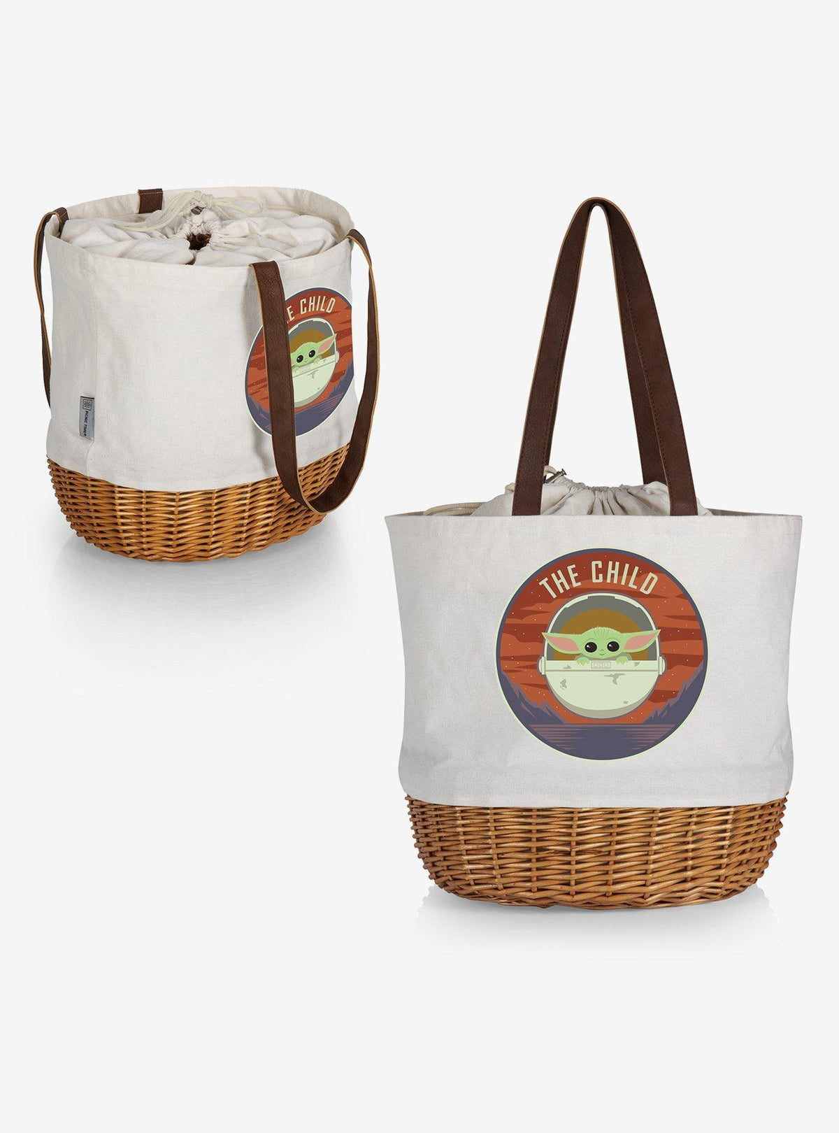 Bolso tote de mimbre y lona Star Wars: The Child