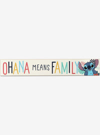 Decoración mural de Lilo & Stitch: Ohana es familia