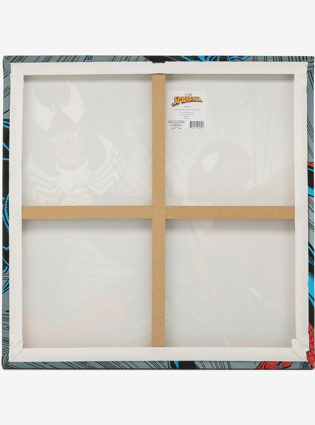 Spider-Man y Venom - Cuadro de lona