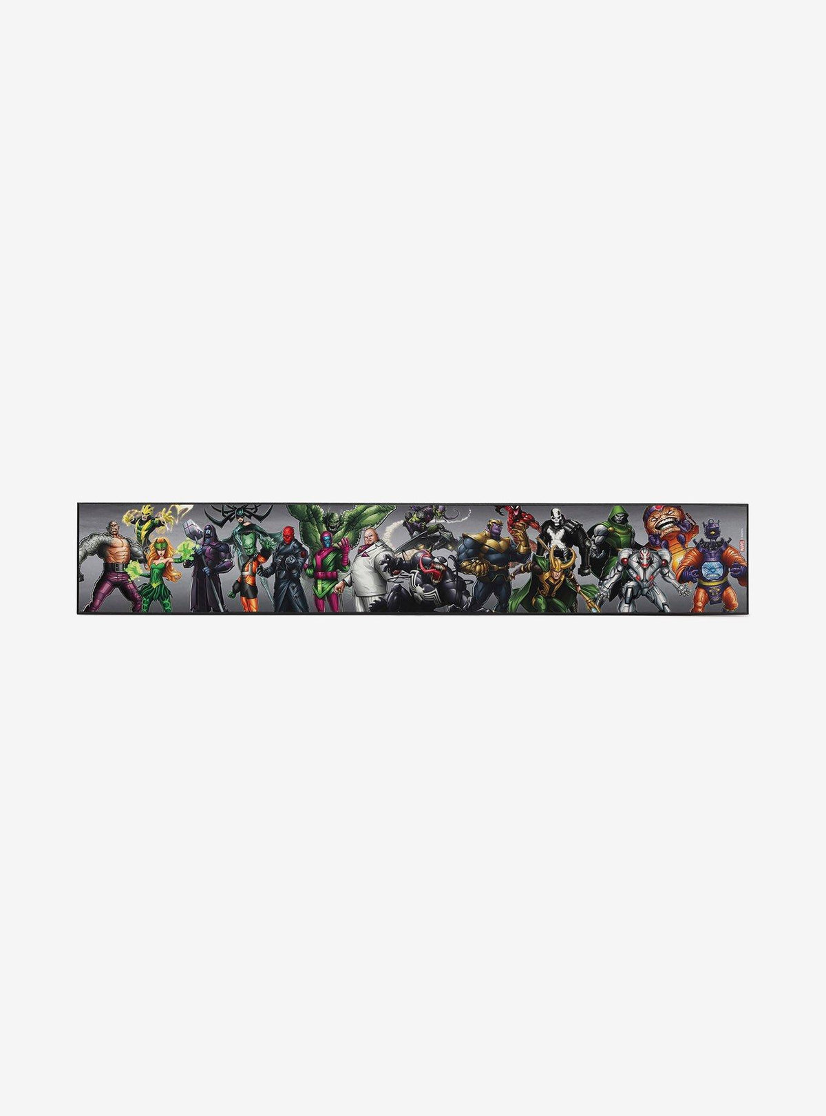 Decoración mural de madera: villanos de Marvel