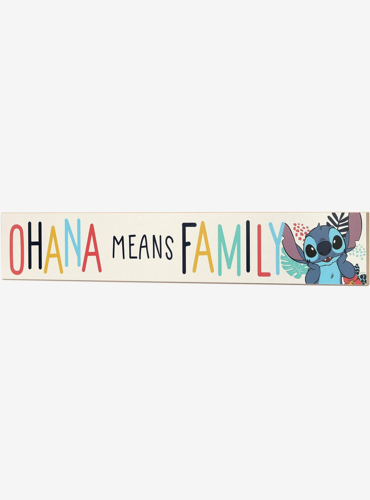 Decoración de pared Stitch: Ohana significa familia