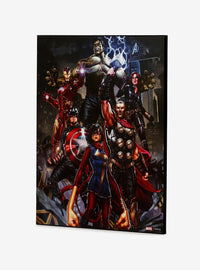 Decoración de pared Avengers de madera