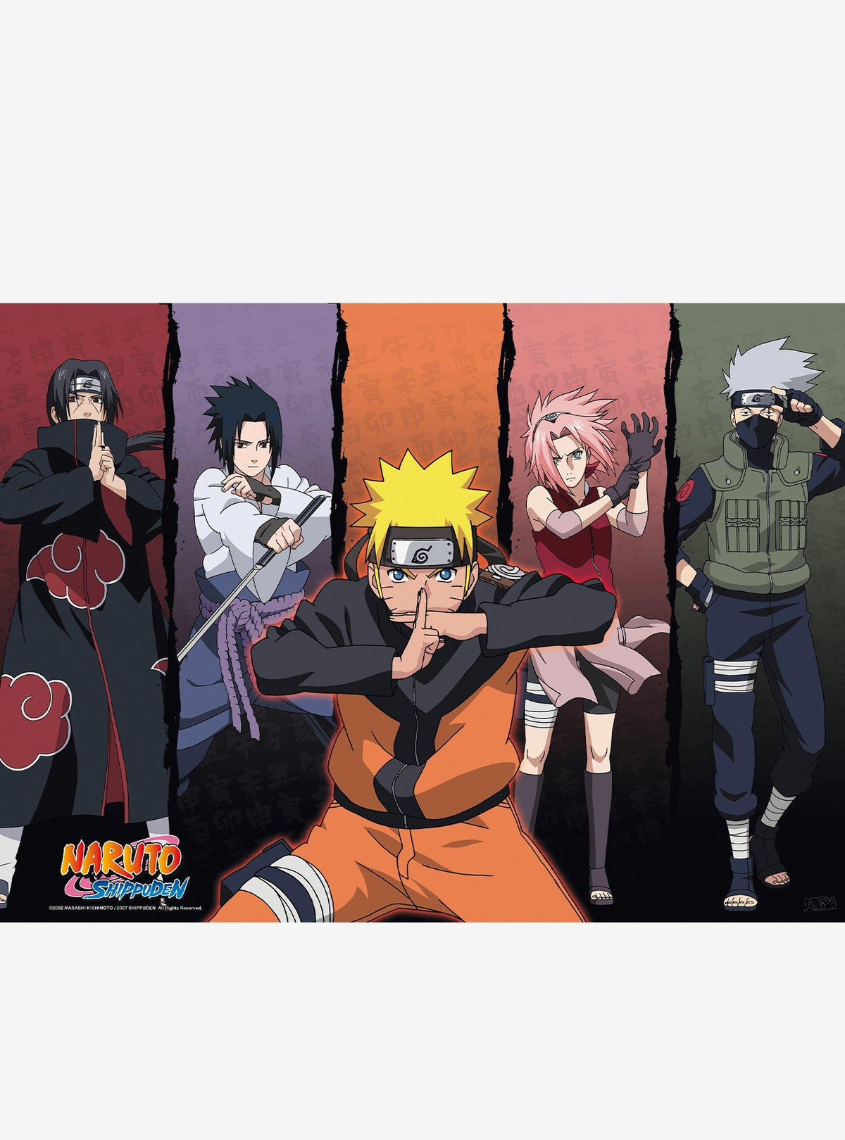 Set de 2 pósteres Naruto Shippuden