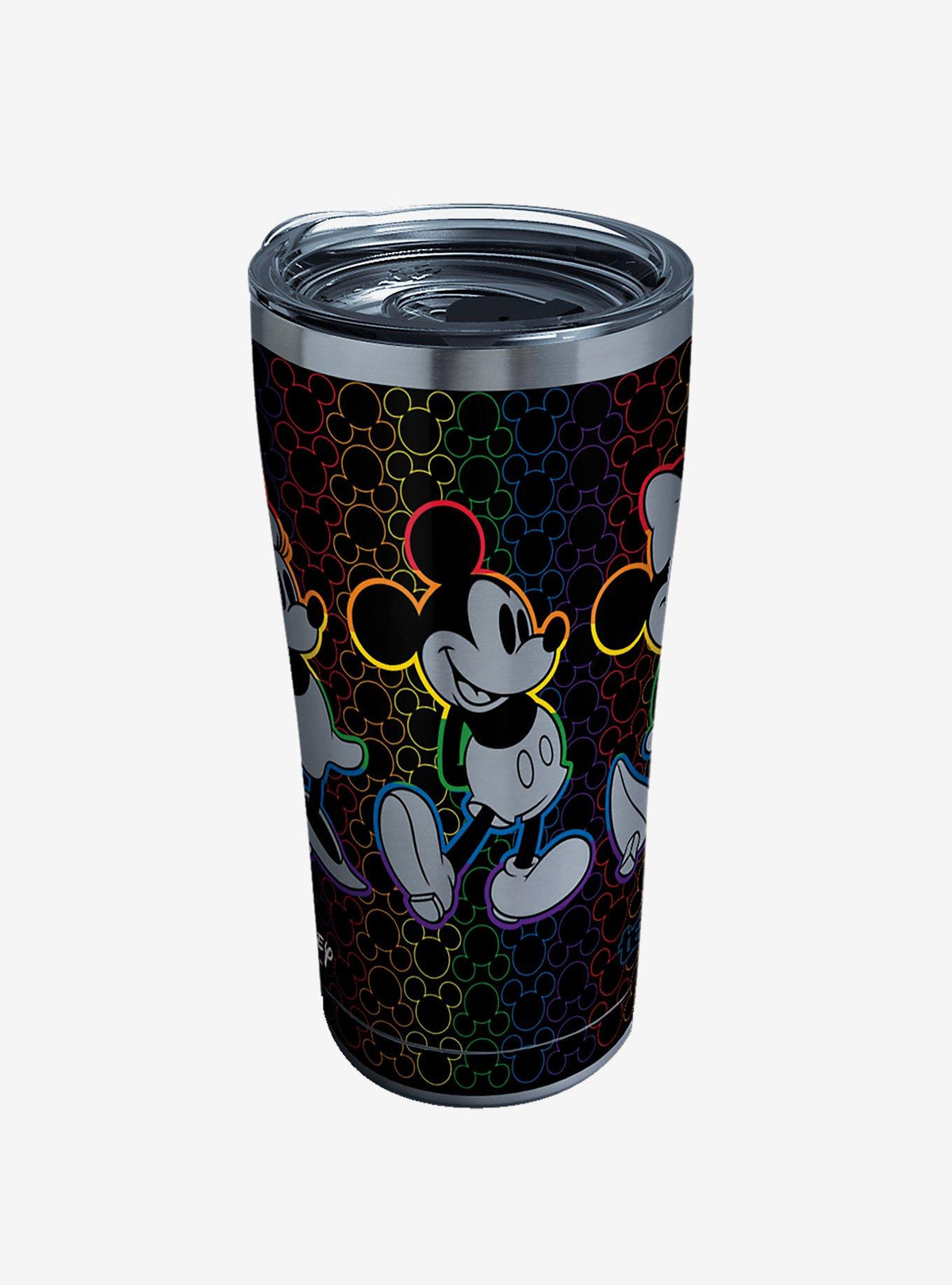 Vaso térmico Disney Mickey y Minnie arcoíris con tapa