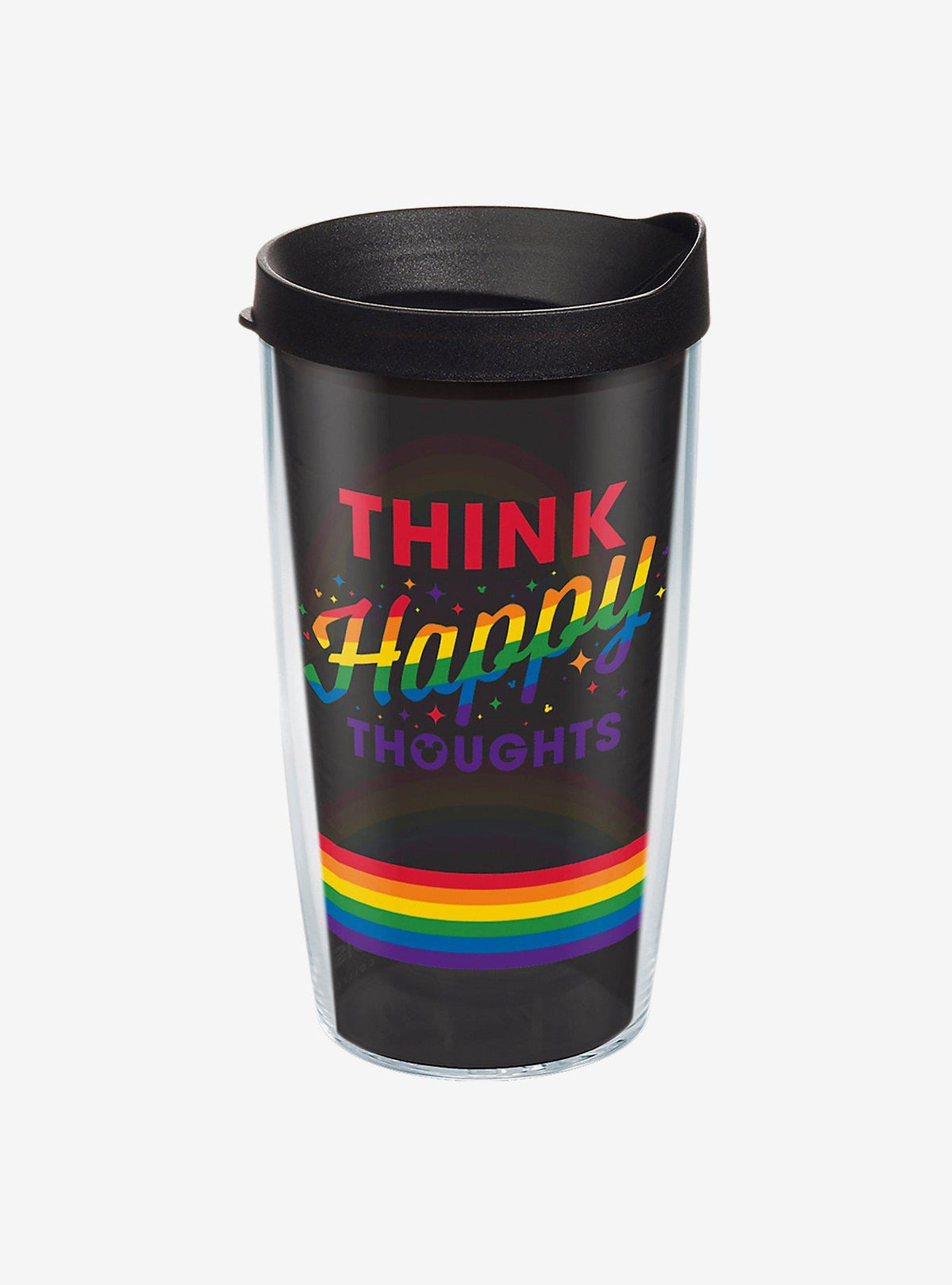 Vaso térmico Disney Think Happy Thoughts arcoíris 473 ml