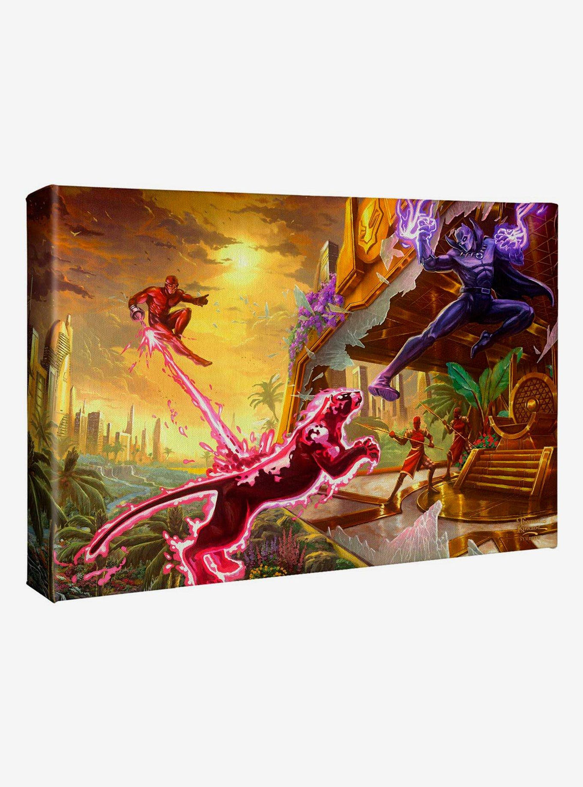 Cuadro en lienzo Black Panther 25,4 x 35,6 cm