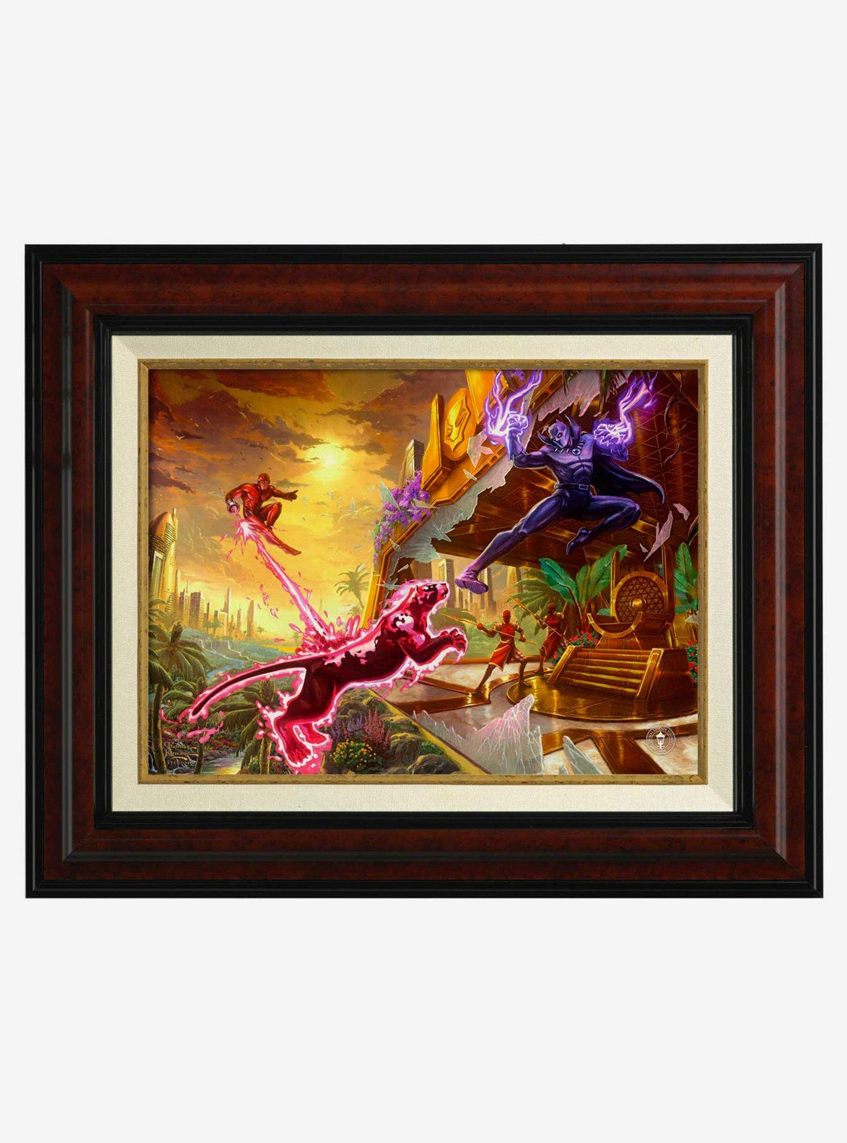 Cuadro en lienzo Marvel Black Panther 30,5 x 40,6 cm