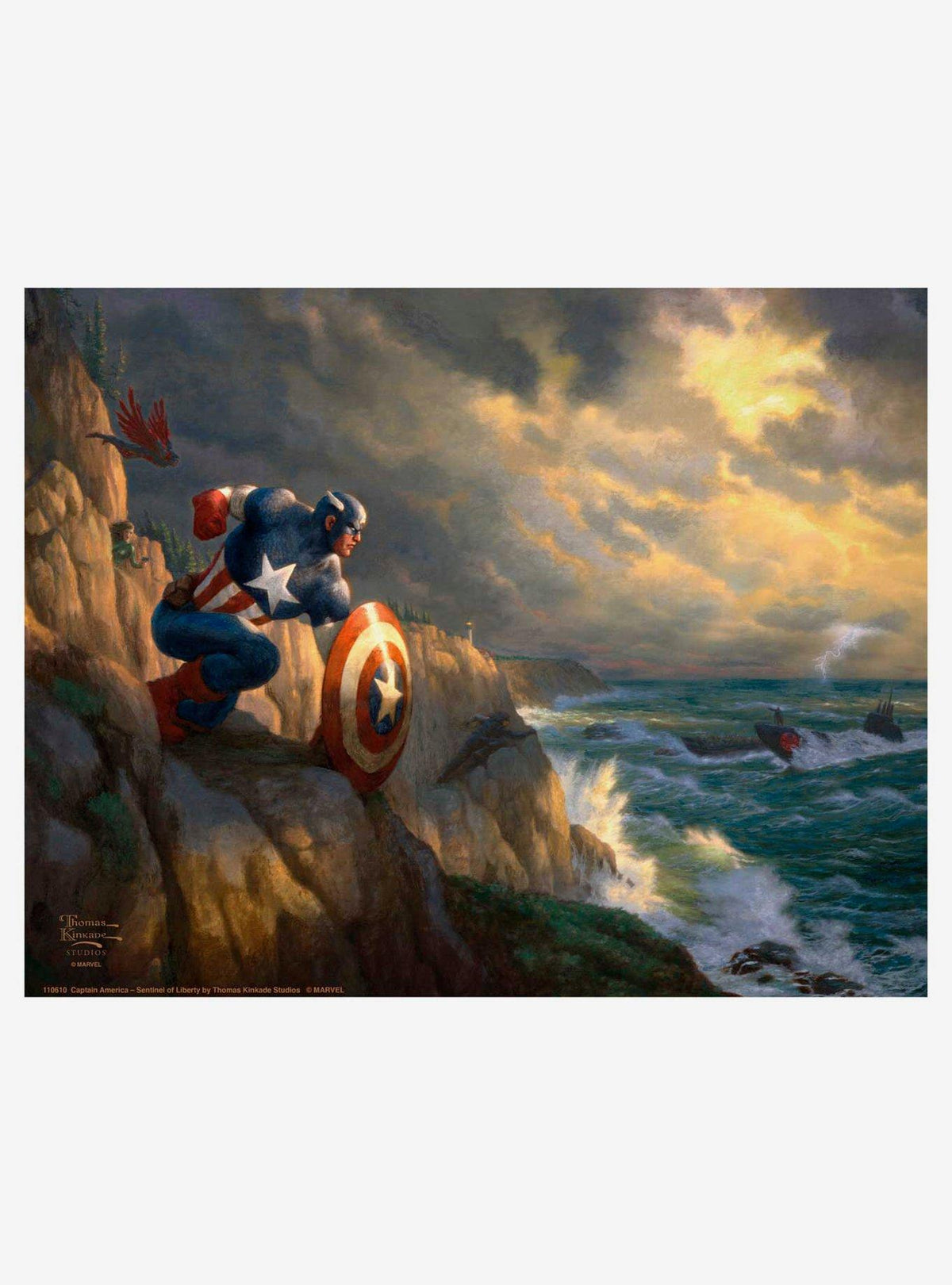 Lámina Marvel: Captain America, Centinela de la Libertad
