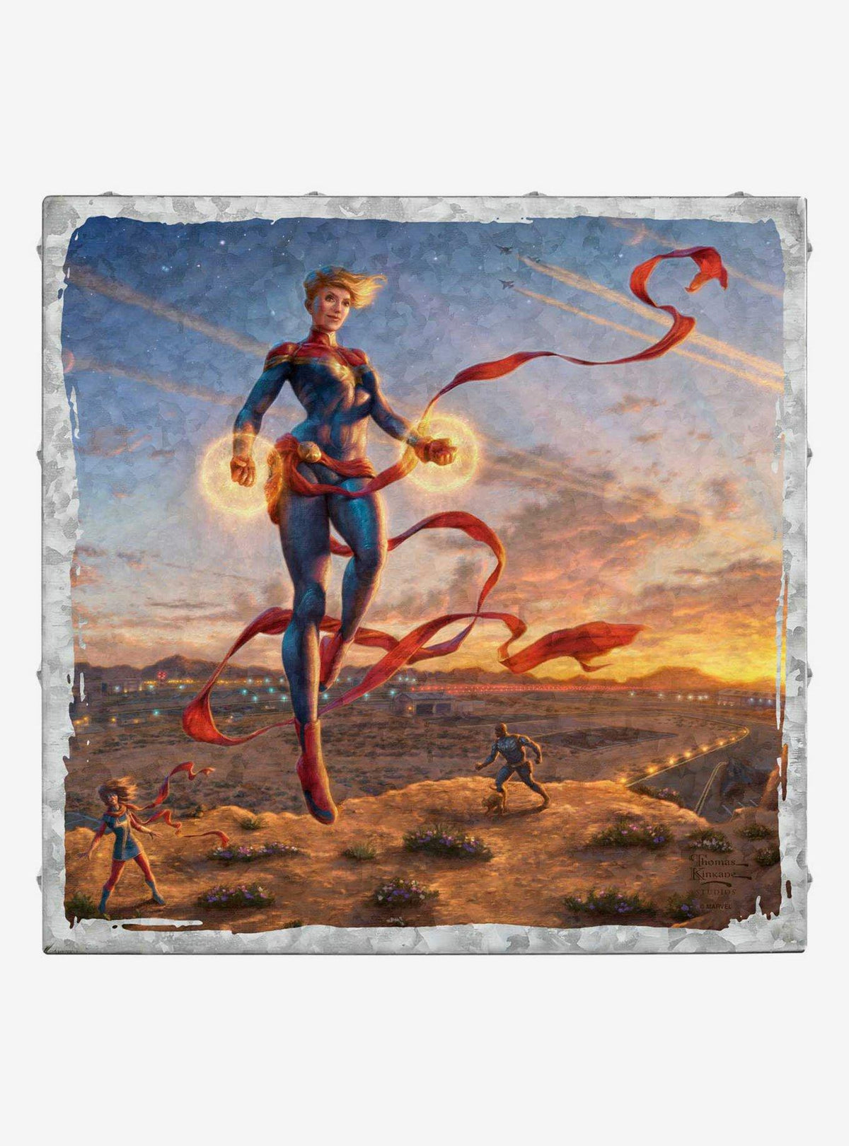 Arte metálico Marvel: Captain Marvel, un nuevo día