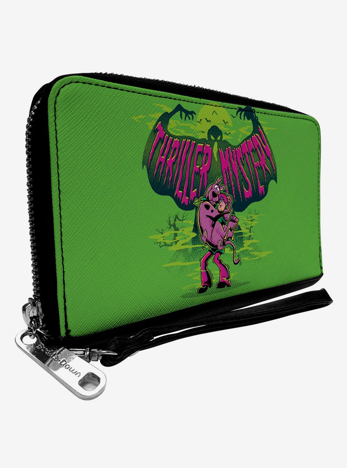 Billetera Scooby-Doo con cierre y diseño de fantasmas