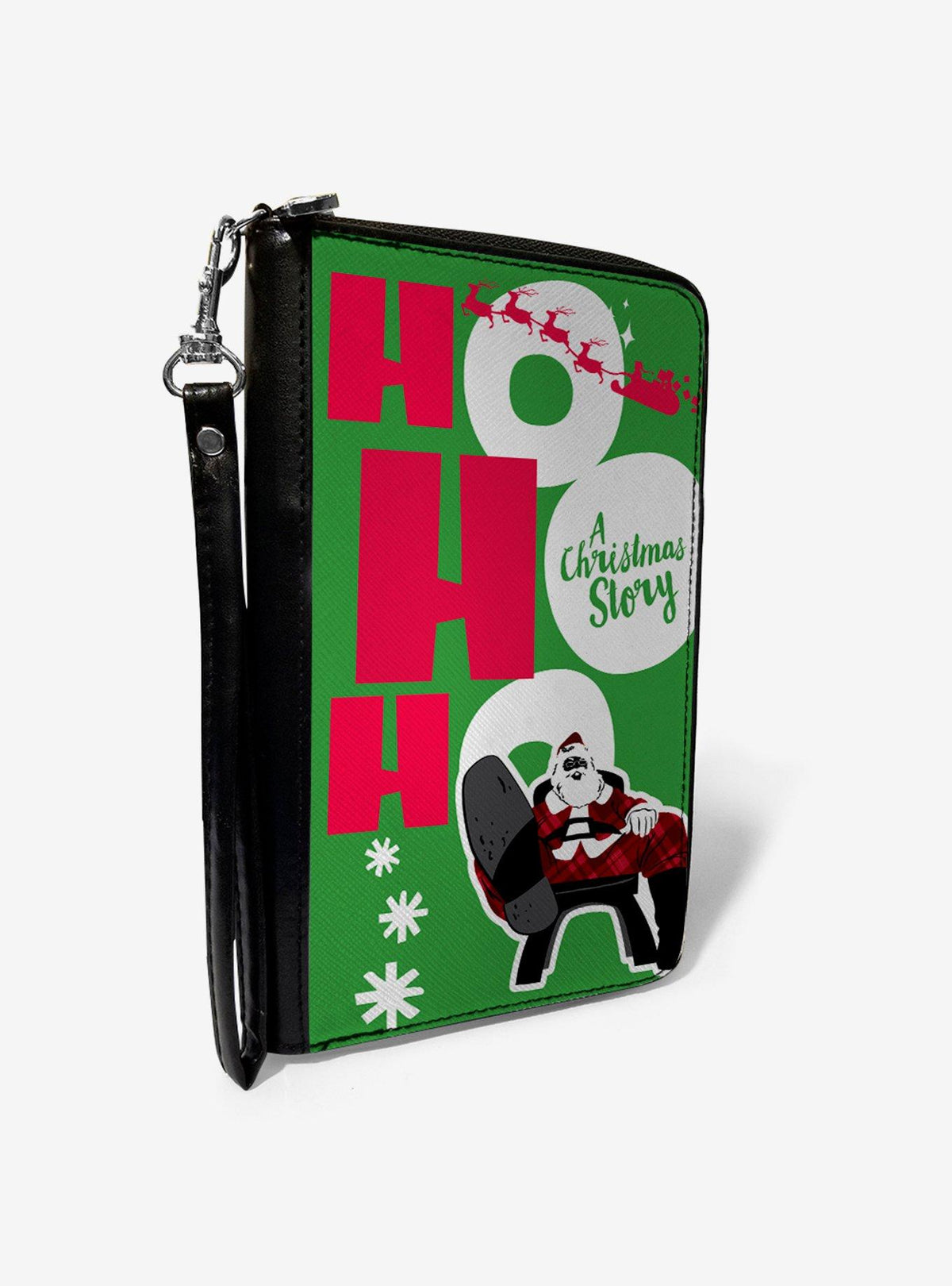 Billetera con cierre A Christmas Story Santa Claus Ho Ho Ho