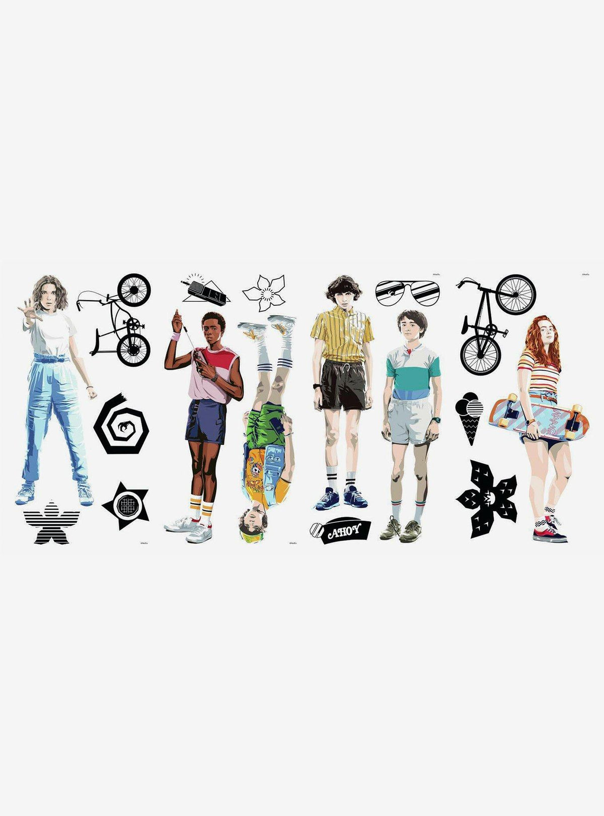 Stickers decorativos de pared Stranger Things