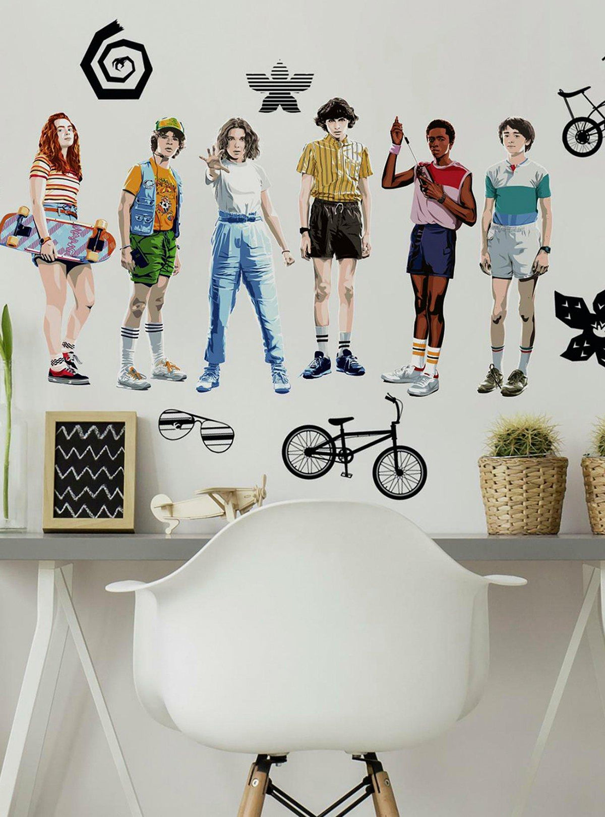 Stickers decorativos de pared Stranger Things