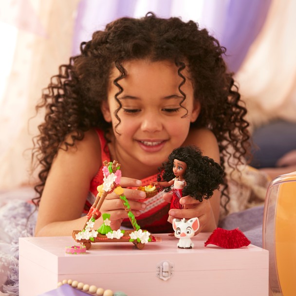 Set de juego con mini muñeca Moana, 12,7 cm