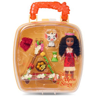 Set de juego con mini muñeca Moana, 12,7 cm