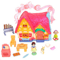 Set de juego miniatura de la cabaña de Blancanieves