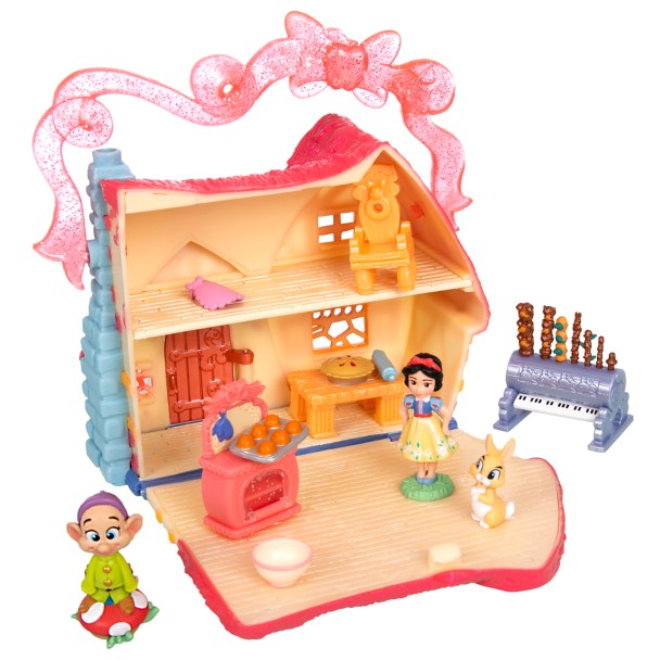 Set de juego miniatura de la cabaña de Blancanieves