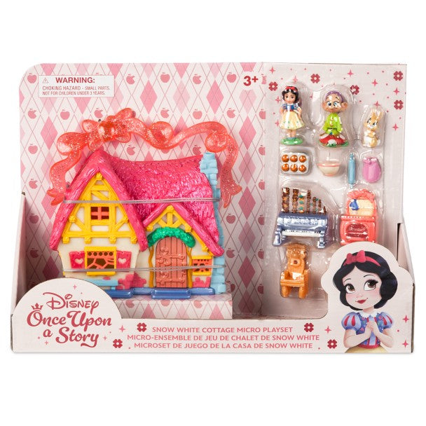 Set de juego miniatura de la cabaña de Blancanieves