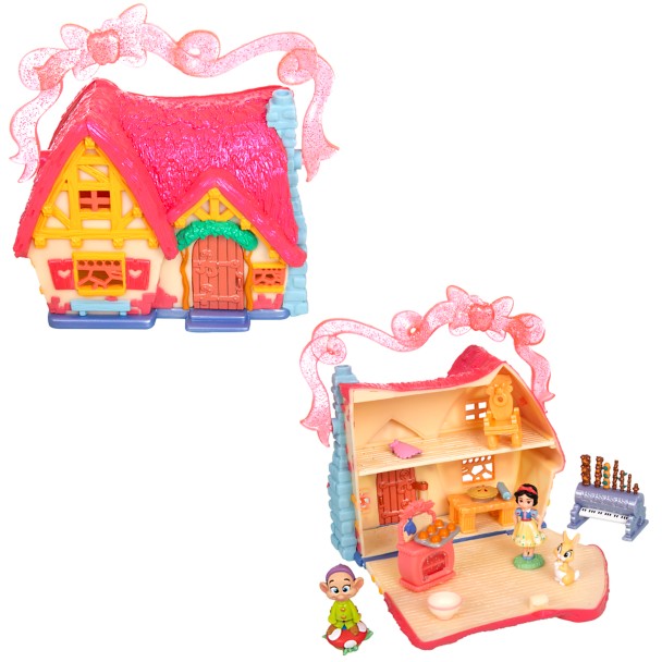 Set de juego miniatura de la cabaña de Blancanieves